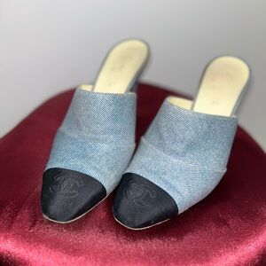 Chanel 2017 Interlocking CC Logo Mules